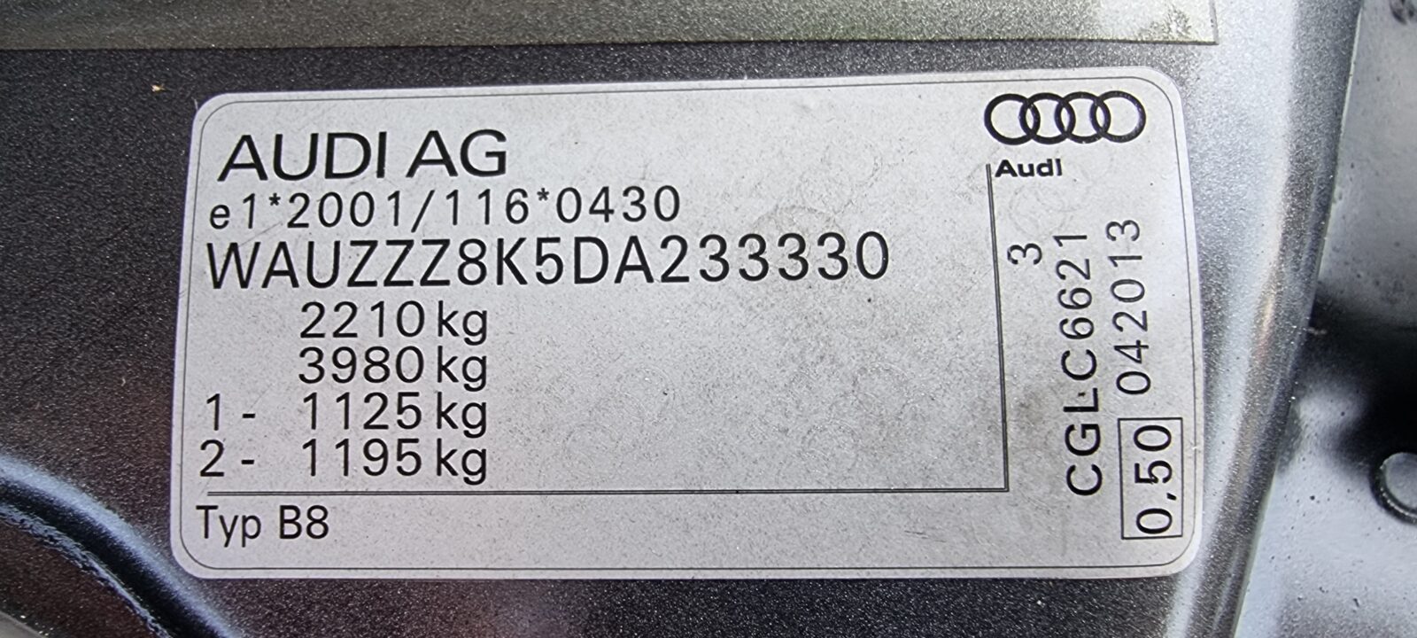 AUDI A4 QUATTRO S-LINE , 2.0 TDI, 177 CP, AN 2013, EURO 5     RATE-LIVRARE-GARANTIE