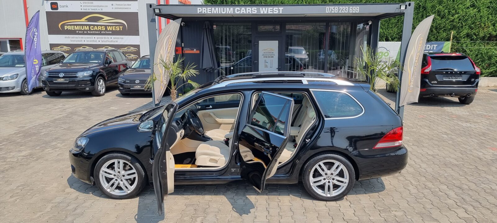 VW GOLF VI, AUTOMAT, PANORAMIC 2.0 TDI, 140 CP, AN 2010, EURO 5  RATE-LIVRARE-GARANTIE