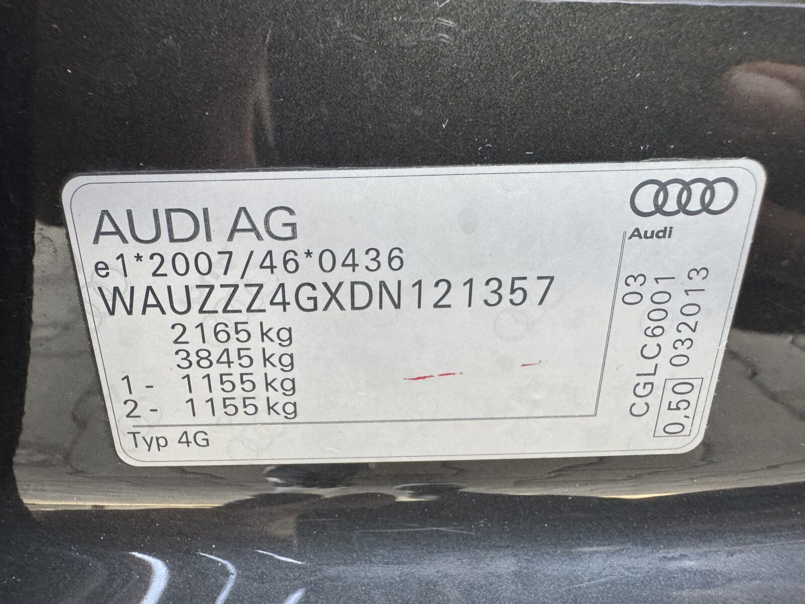 AUDI A6, 2.0 TDI, 177 CP, AN 2013, EURO 5      RATE-LIVRARE-GARANTIE