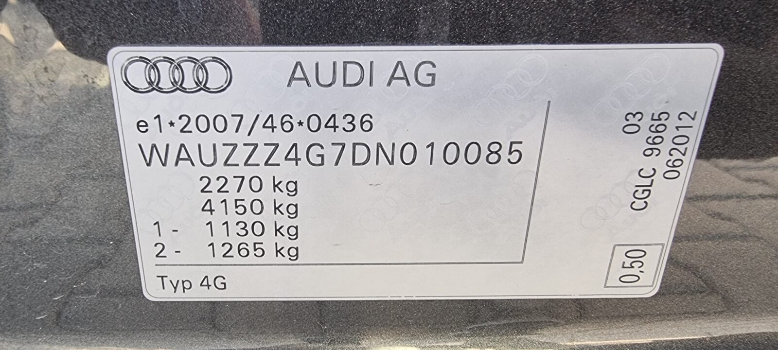 AUDI A6 S-LINE, 2.0 TDI, 177 CP, AN 2013, EURO 5     RATE-LIVRARE-GARANTIE
