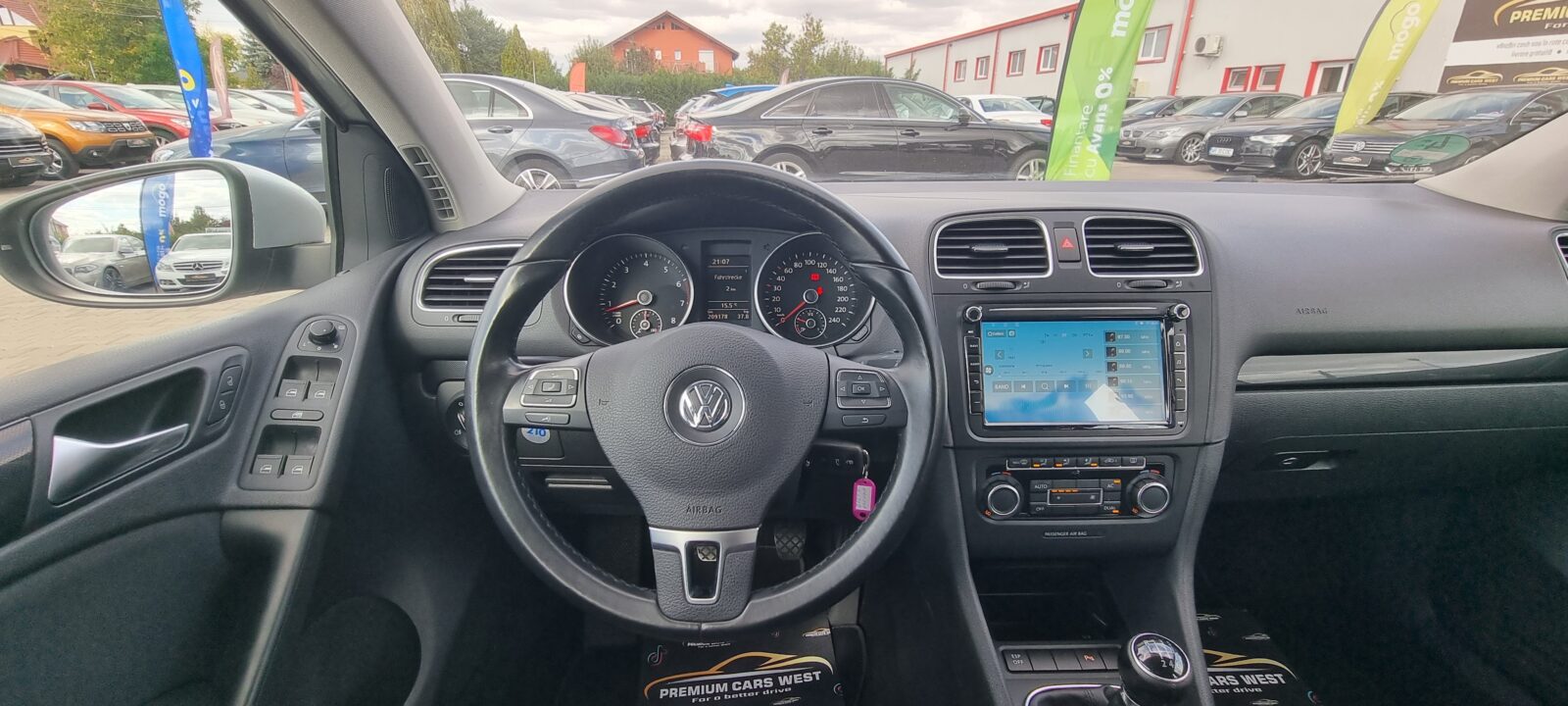 VW GOLF VI, 1.4 TSI, 122 CP, AN 2010, EURO 5     REVIZIE EFECTUATA ( DISTRIBUTIE + ULEI SI FILTRE )     RATE-LIVRARE-GARANTIE