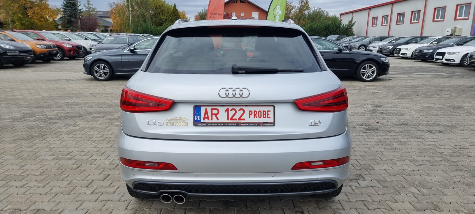 AUDI Q3 S-LINE QUATTRO, 2.0 TDI, 177  CP, AN 2013, EURO 5      RATE-LIVRARE-GARANTIE