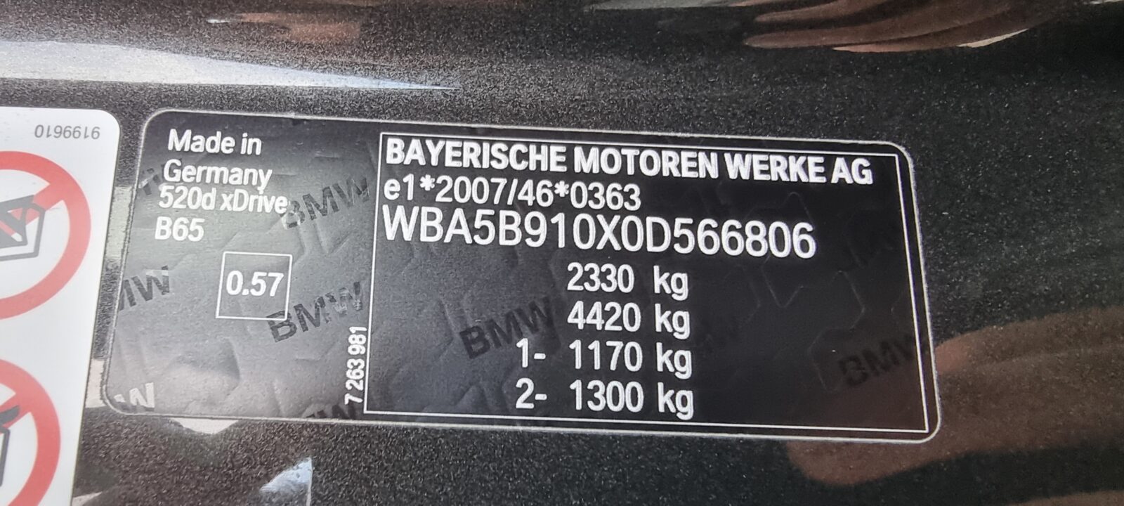 BMW 520D X-DRIVE, 2.0 DIESEL, 184  CP, AN 2014, EURO 6       RATE-LIVRARE-GARANTIE