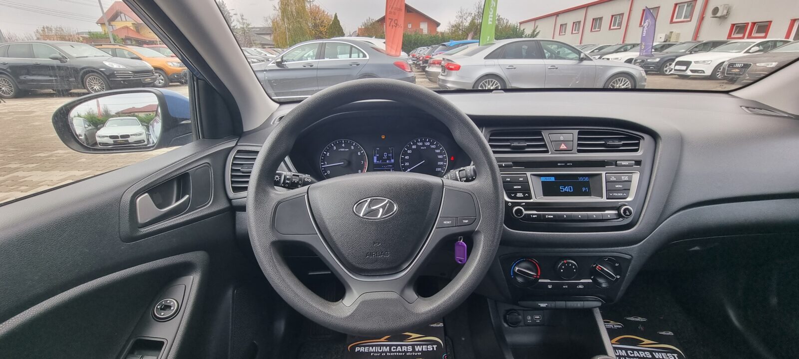 HYUNDAI i20, 1.25 BENZINA, 75 CP, AN 2017, EURO 6      REVIZIE EFECTUATA ( DISTRIBUTIE + ULEI SI FILTRE )   RATE-LIVRARE-GARANTIE
