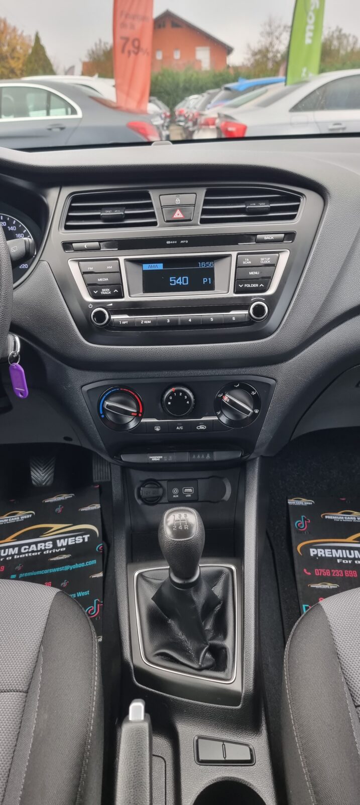 HYUNDAI i20, 1.25 BENZINA, 75 CP, AN 2017, EURO 6      REVIZIE EFECTUATA ( DISTRIBUTIE + ULEI SI FILTRE )   RATE-LIVRARE-GARANTIE