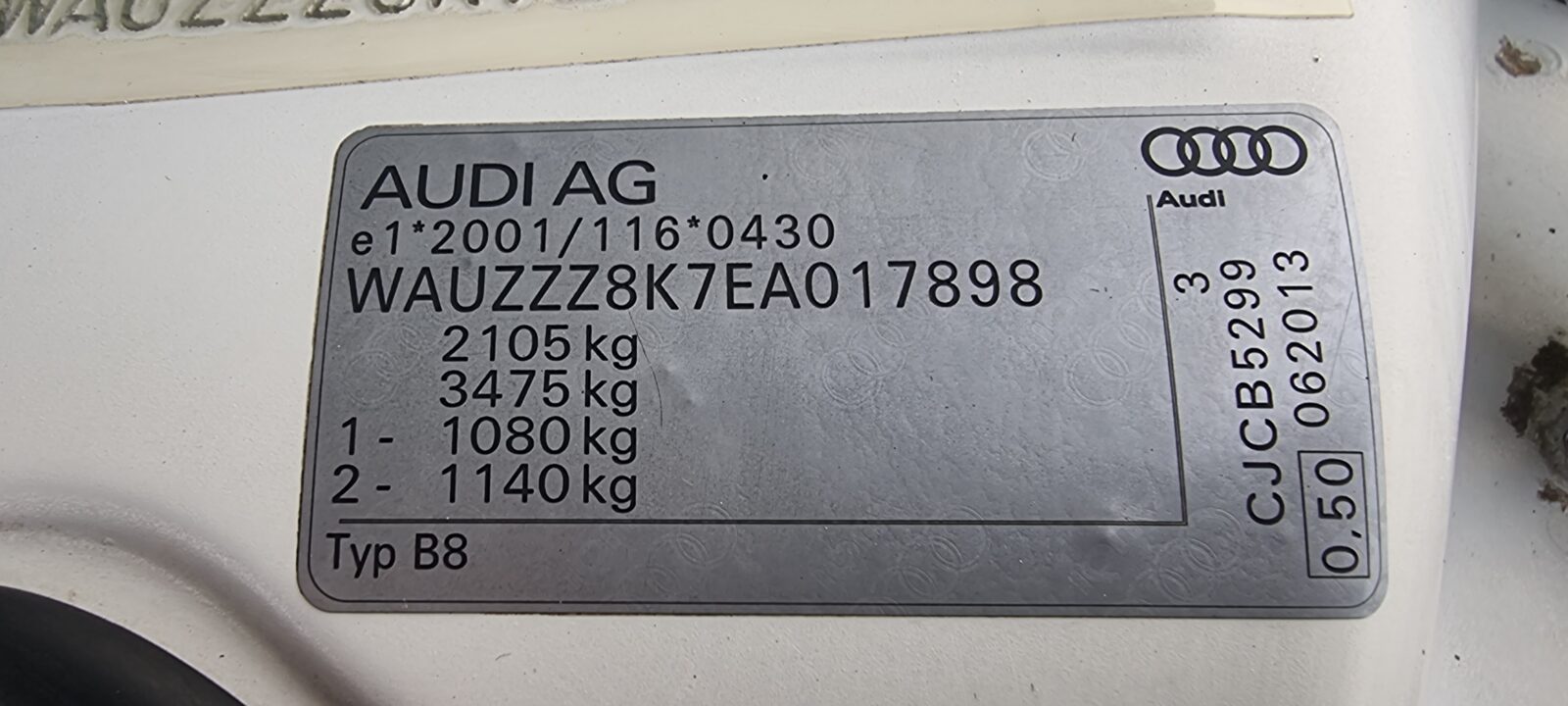 AUDI A4 AVANT, 2.0 TDI, 140 CP, AN 2014, EURO 5       RATE-LIVRARE-GARANTIE
