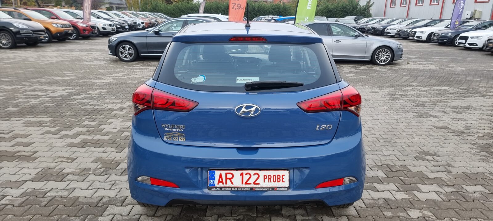 HYUNDAI i20, 1.25 BENZINA, 75 CP, AN 2017, EURO 6      REVIZIE EFECTUATA ( DISTRIBUTIE + ULEI SI FILTRE )   RATE-LIVRARE-GARANTIE