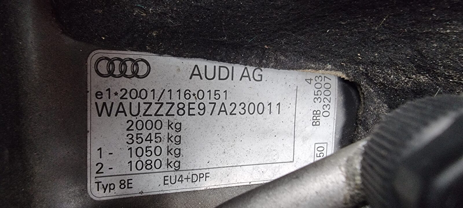 AUDI A4, 1.9 TDI, 116 CP, AN 2007      RATE-LIVRARE-GARANTIE