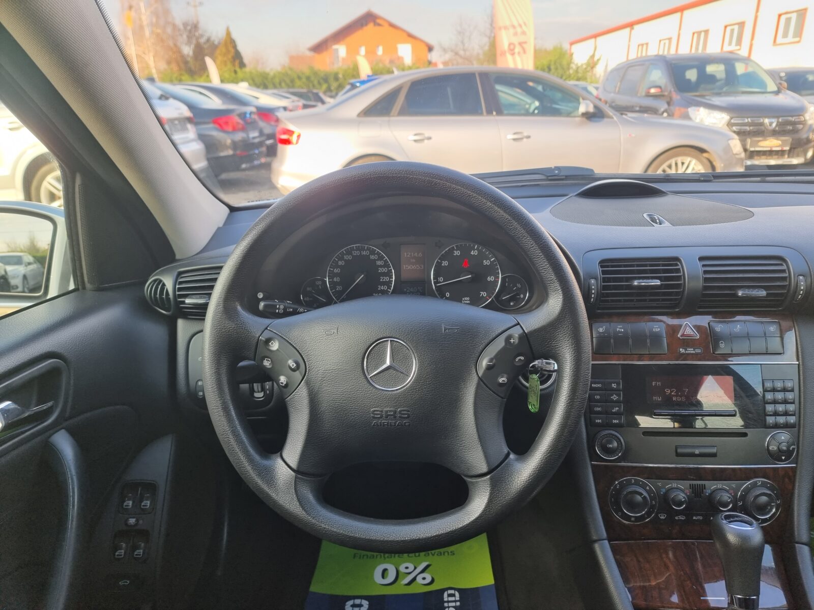 MERCEDES C180, 1.8 BENZINA, 143 CP, AN 2005      REVIZIE EFECTUATA ( DISTRIBUTIE + ULEI SI FILTRE )     RATE-LIVRARE-GARANTIE