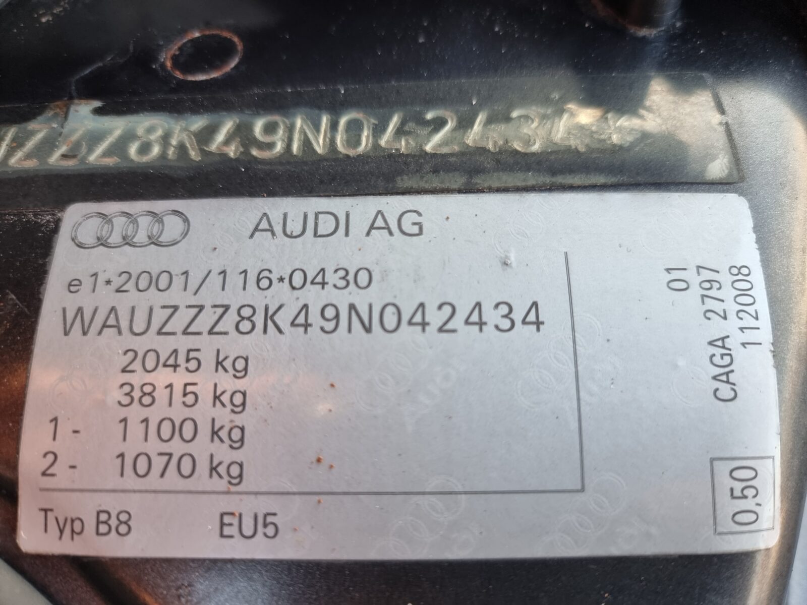 AUDI A4, 2.0 TDI, 143 CP, AN 2009, EURO 5    RATE-LIVRARE-GARANTIE