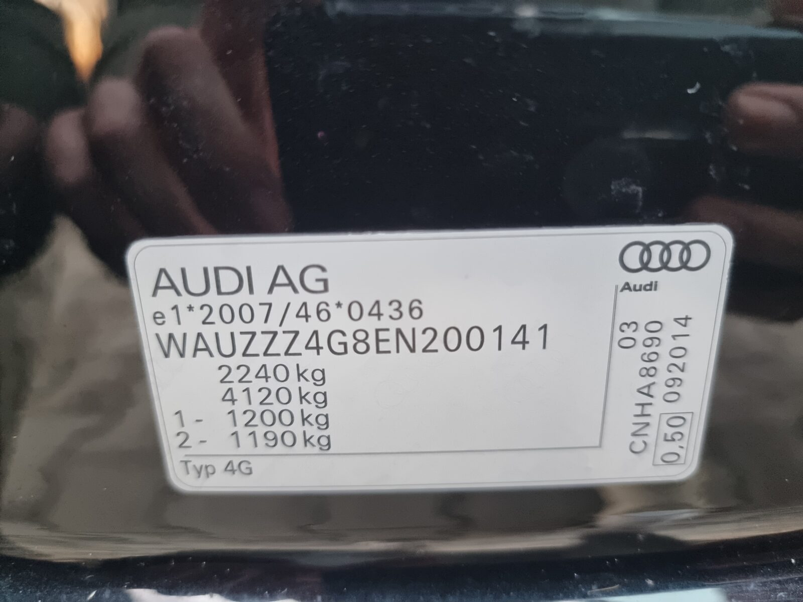 AUDI A6 ULTRA, 2.0 TDI, 190 CP, AN 10/2014, EURO 6     RATE-LIVRARE-GARANTIE