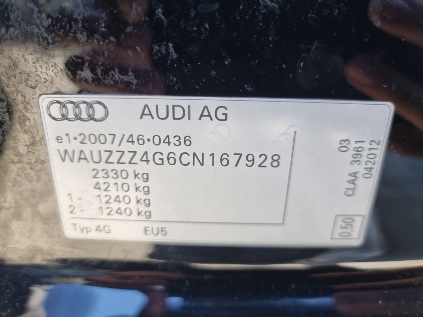 AUDI A6 QUATTRO, 3.0 TDI, 205 CP, AN 2012, EURO 5       RATE-LIVRARE-GARANTIE