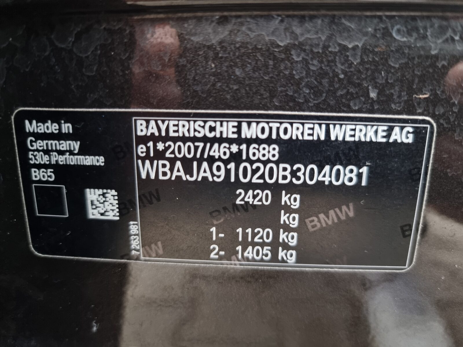 BMW 530E G30, 2.0 PLUG-IN HYBRID, 252 CP, AN 2018, EURO 6      RATE-LIVRARE-GARANTIE