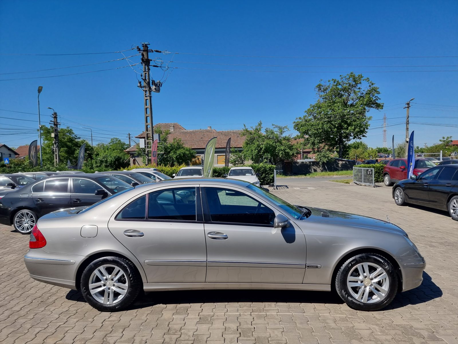 MERCEDES-BENZ E200 KOMPRESSOR, 1.8 BENZINA, 184 CP, AN 2007        RATE-LIVRARE-GARANTIE