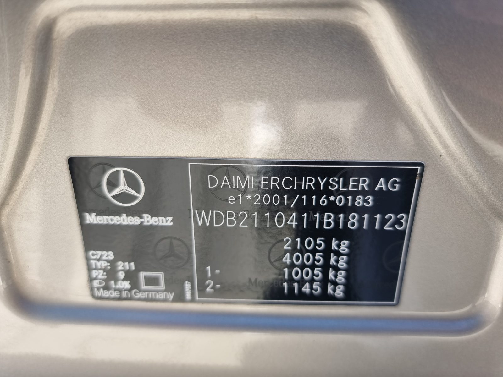 MERCEDES-BENZ E200 KOMPRESSOR, 1.8 BENZINA, 184 CP, AN 2007        RATE-LIVRARE-GARANTIE