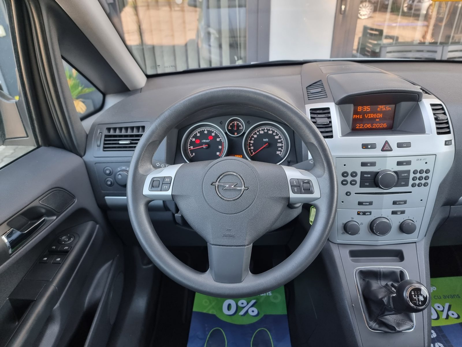 OPEL ZAFIRA 7 LOCURI, 1.6 BENZINA + GAZ , 94 CP, AN 2009            RATE-LIVRARE-GARANTIE