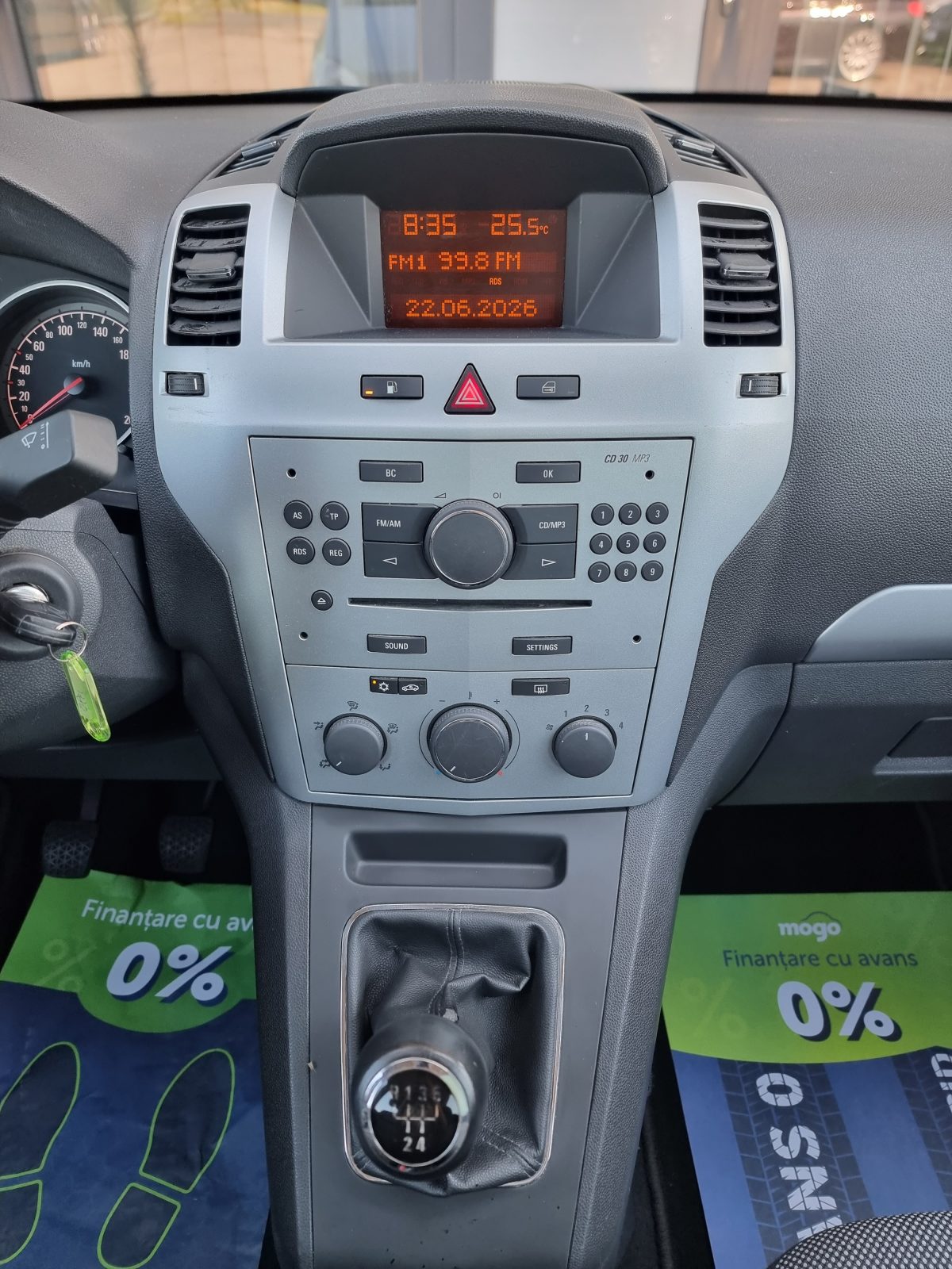 OPEL ZAFIRA 7 LOCURI, 1.6 BENZINA + GAZ , 94 CP, AN 2009            RATE-LIVRARE-GARANTIE