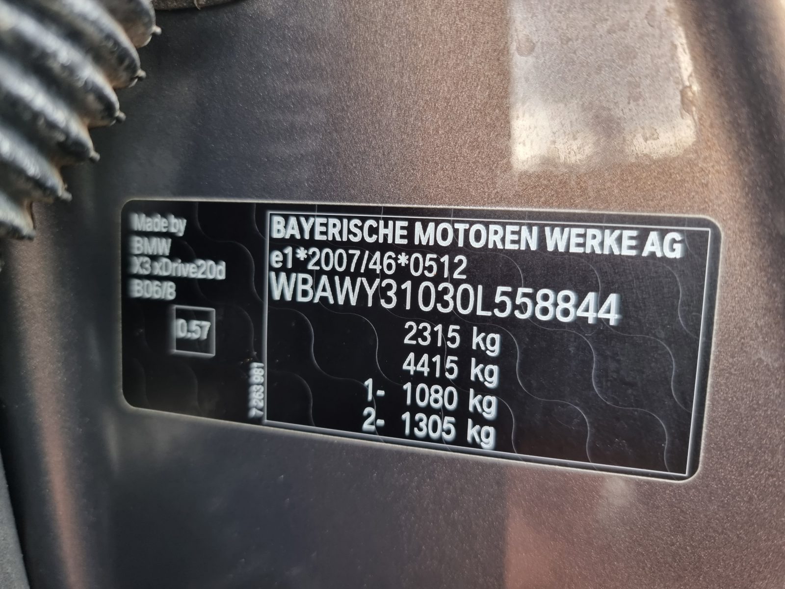 BMW X3 XDRIVE, 2.0 DIESEL, 184 CP, AN 2012, EURO 5           RATE-LIVRARE-GARANTIE