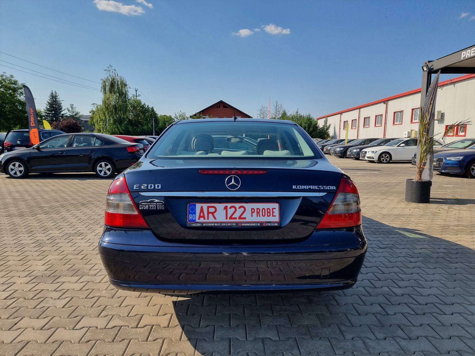 MERCEDES-BENZ E200 KOMPRESSOR, 1.8 BENZINA, 184 CP, AN 2007            RATE-LIVRARE-GARANTIE