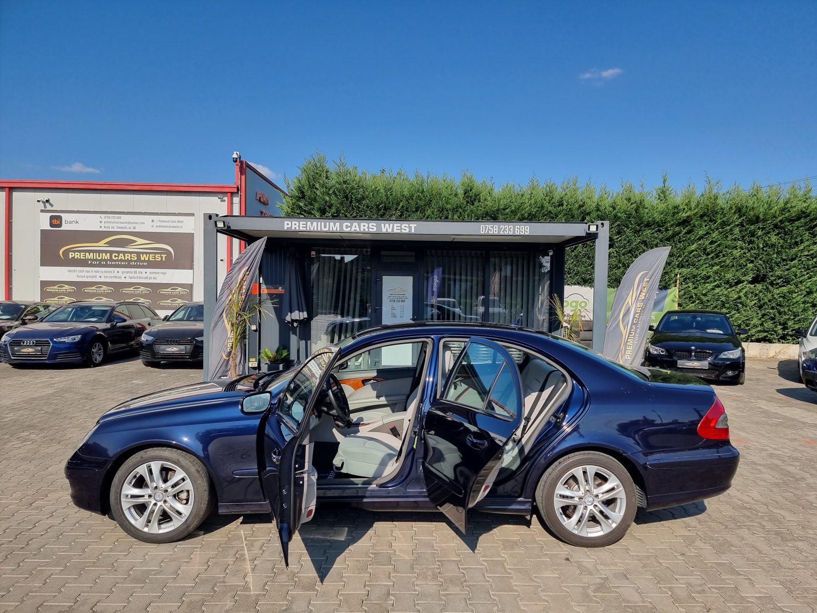 MERCEDES-BENZ E200 KOMPRESSOR, 1.8 BENZINA, 184 CP, AN 2007            RATE-LIVRARE-GARANTIE