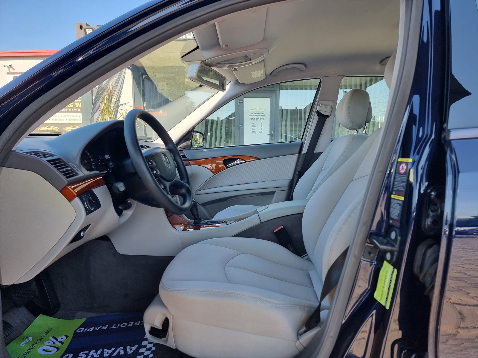 MERCEDES-BENZ E200 KOMPRESSOR, 1.8 BENZINA, 184 CP, AN 2007            RATE-LIVRARE-GARANTIE